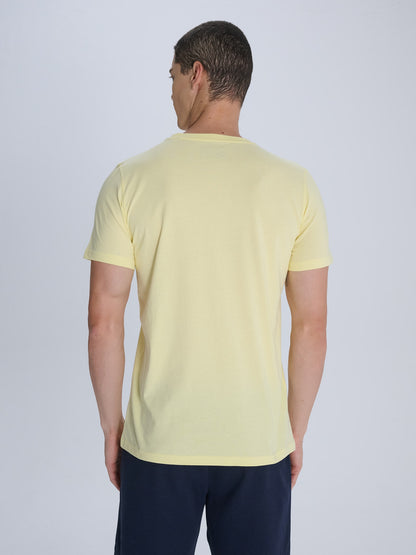Fenerbahçe Sarı Tribün Çubuk Bloklu Erkek Tshirt