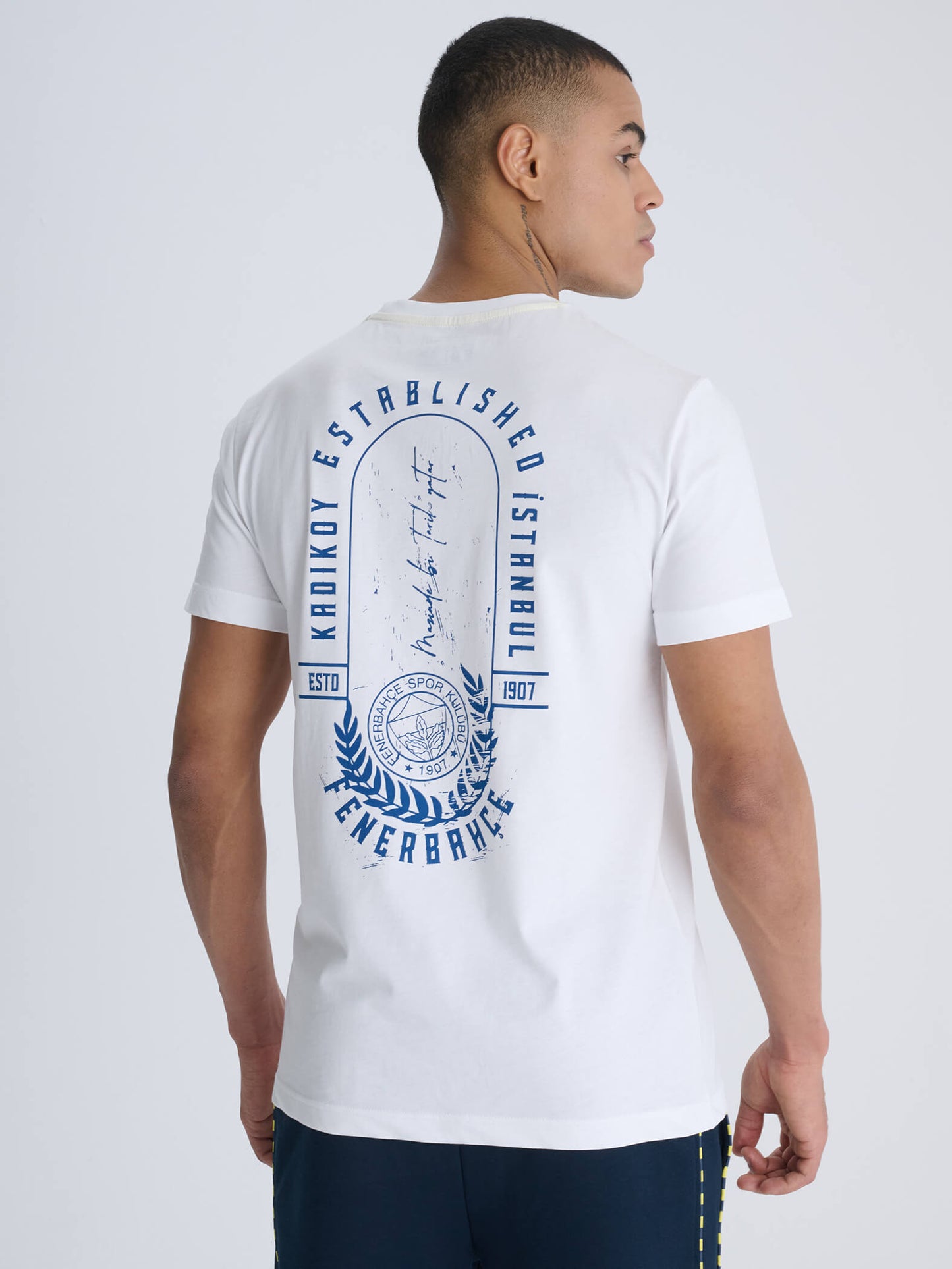 Fenerbahçe Beyaz Kolej Established Erkek Tshirt