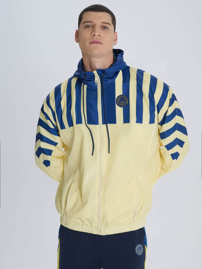 Fenerbahçe Sarı Tribün Çubuk Bloklu Erkek Yağmurluk
