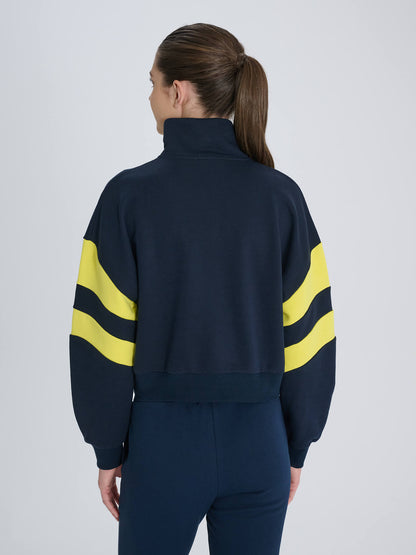 Fenerbahçe Lacivert Tribün Palamut Logolu Kadın Sweatshirt