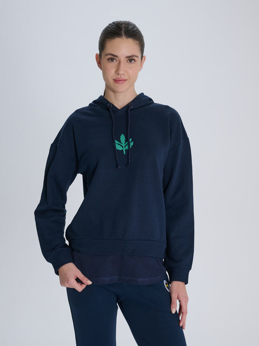 Fenerbahçe Lacivert Trend Yeşil Palamut Kadın Sweatshirt