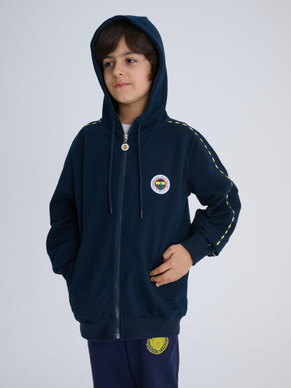 Fenerbahçe Lacivert Tribün Çocuk Basic Sweatshirt