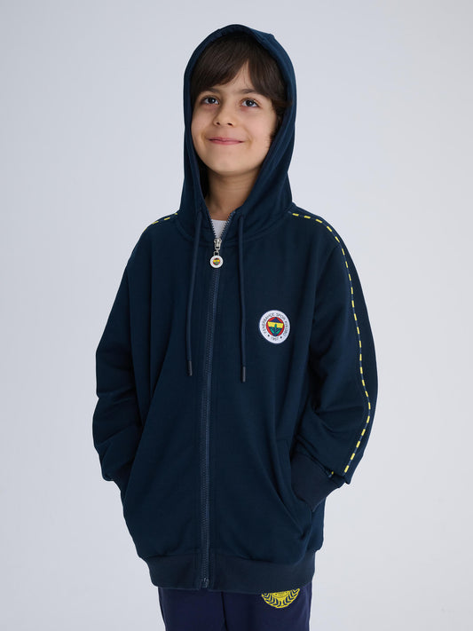 Fenerbahçe Lacivert Tribün Çocuk Basic Sweatshirt