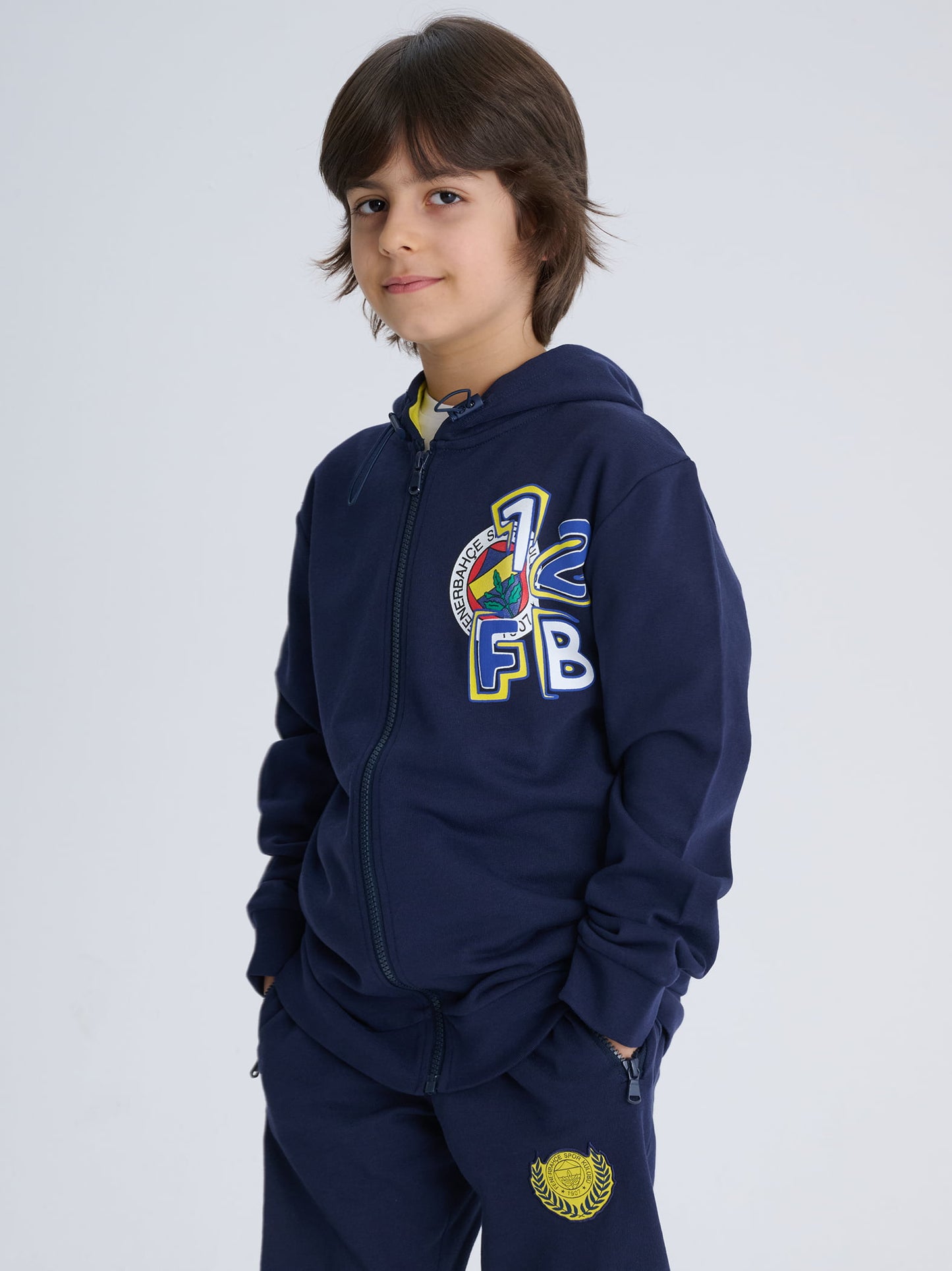 Fenerbahçe Lacivert 12 Tribün Çocuk Sweatshirt