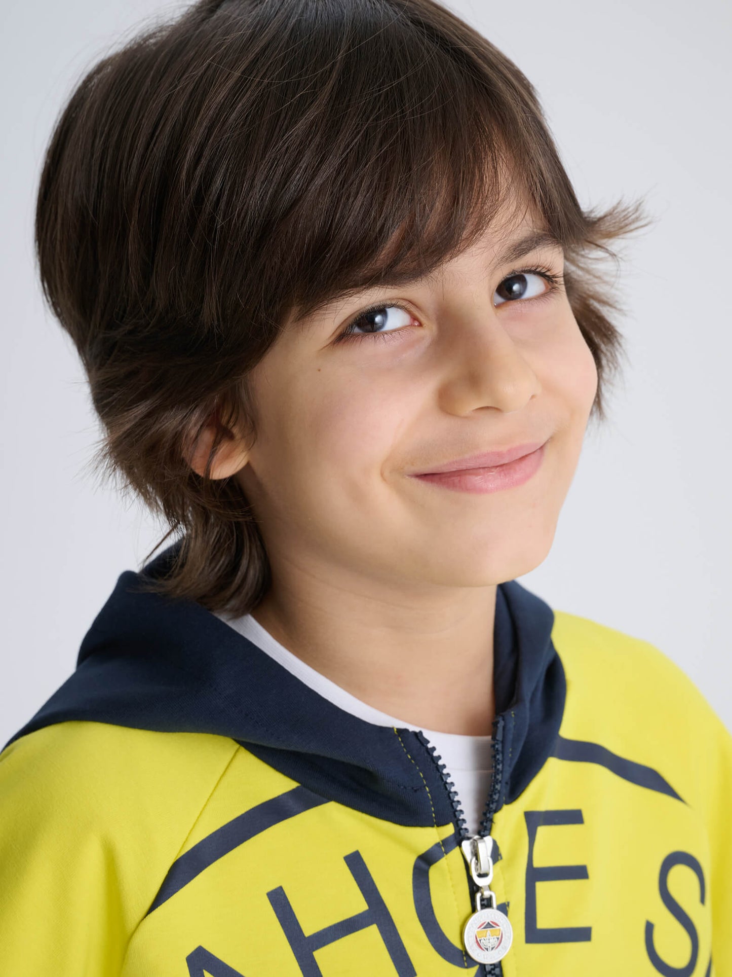 Fenerbahçe Sarı Logolu Tribün Çocuk Sweatshirt