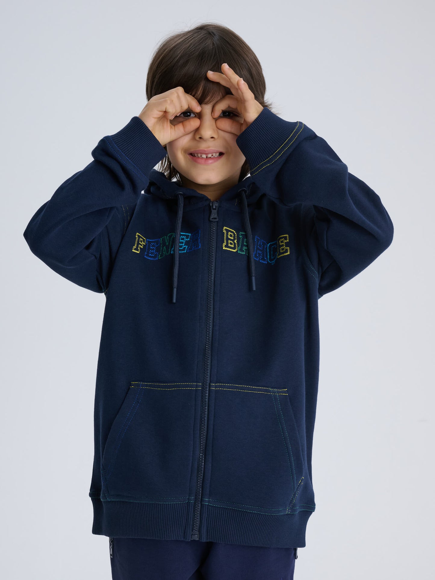 Fenerbahçe Lacivert Çocuk Kolej Sweatshirt