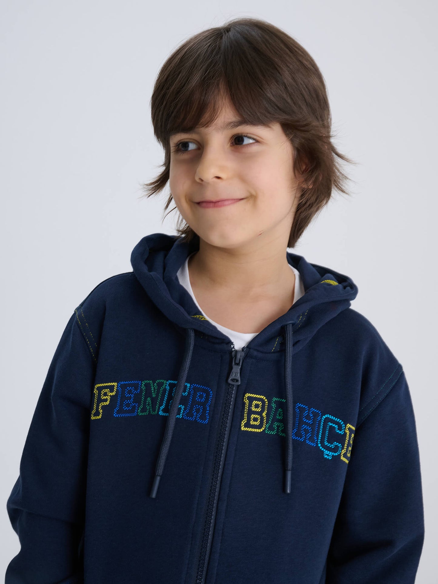 Fenerbahçe Lacivert Çocuk Kolej Sweatshirt