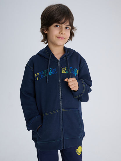Fenerbahçe Lacivert Çocuk Kolej Sweatshirt