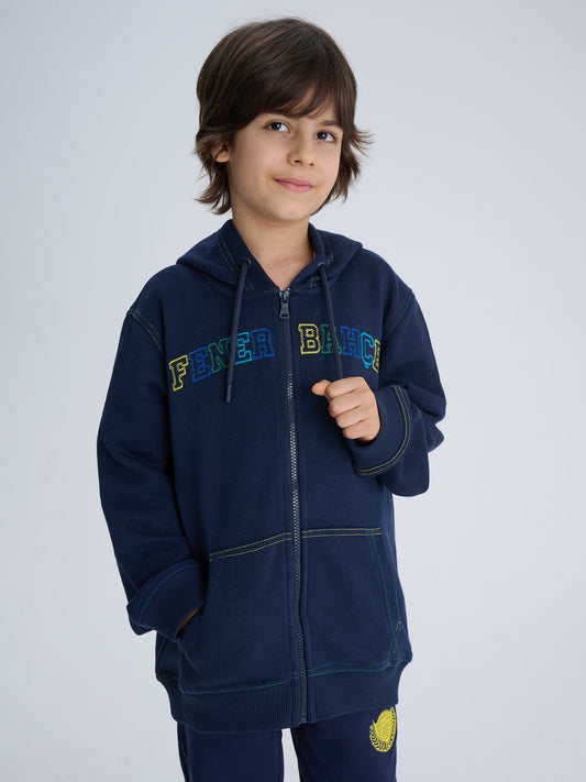 Fenerbahçe Lacivert Çocuk Kolej Sweatshirt