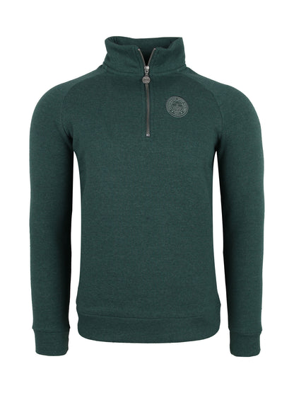 Fenerbahçe Yeşil Tek Renk Logo Recycle Erkek Sweatshirt