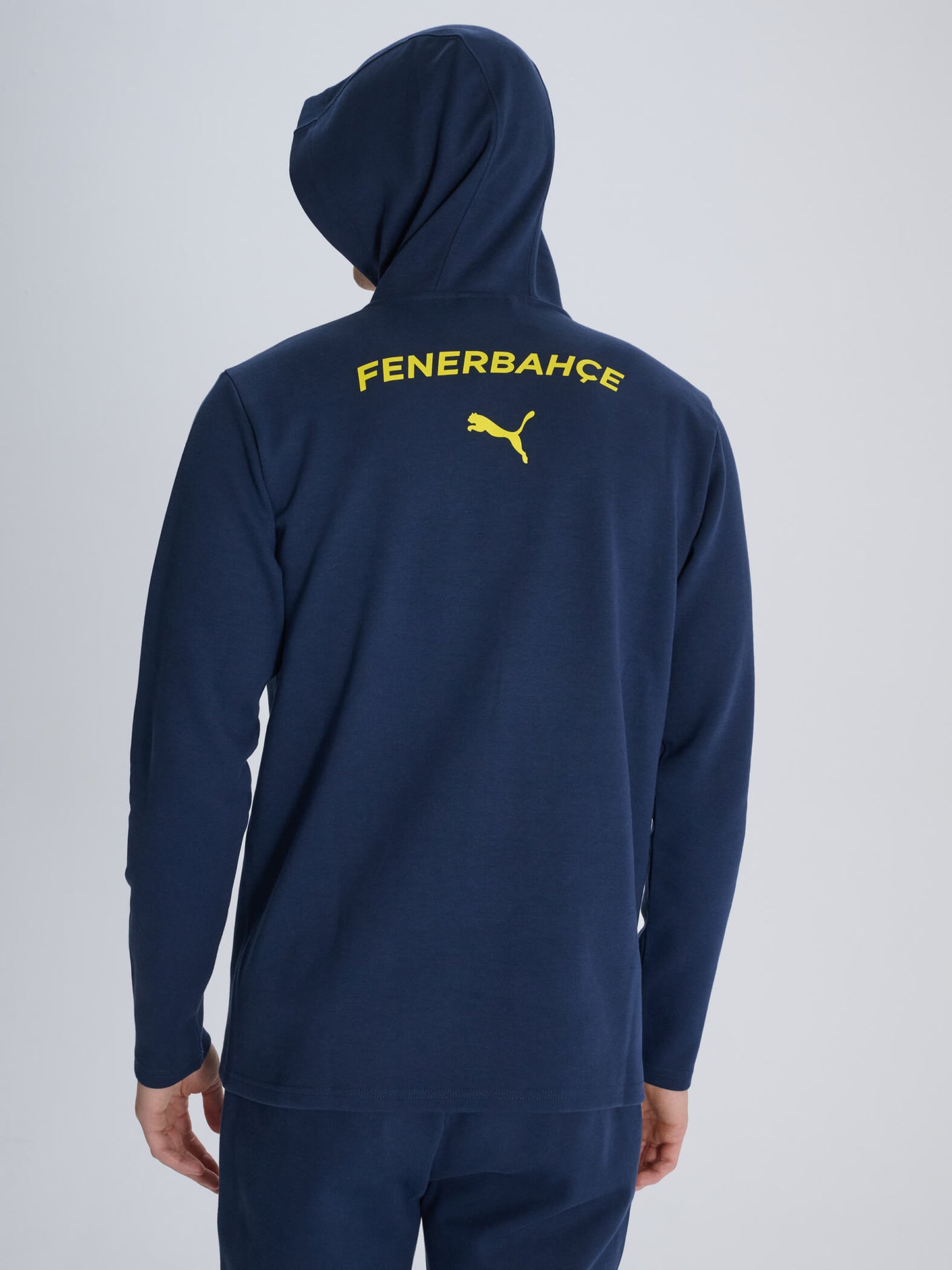Fenerbahçe Puma Lacivert Kapşonlu Sweatshirt