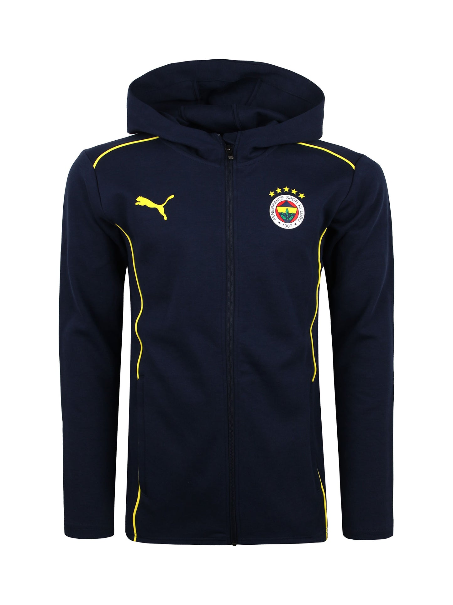Fenerbahçe Puma Lacivert Kapşonlu Sweatshirt