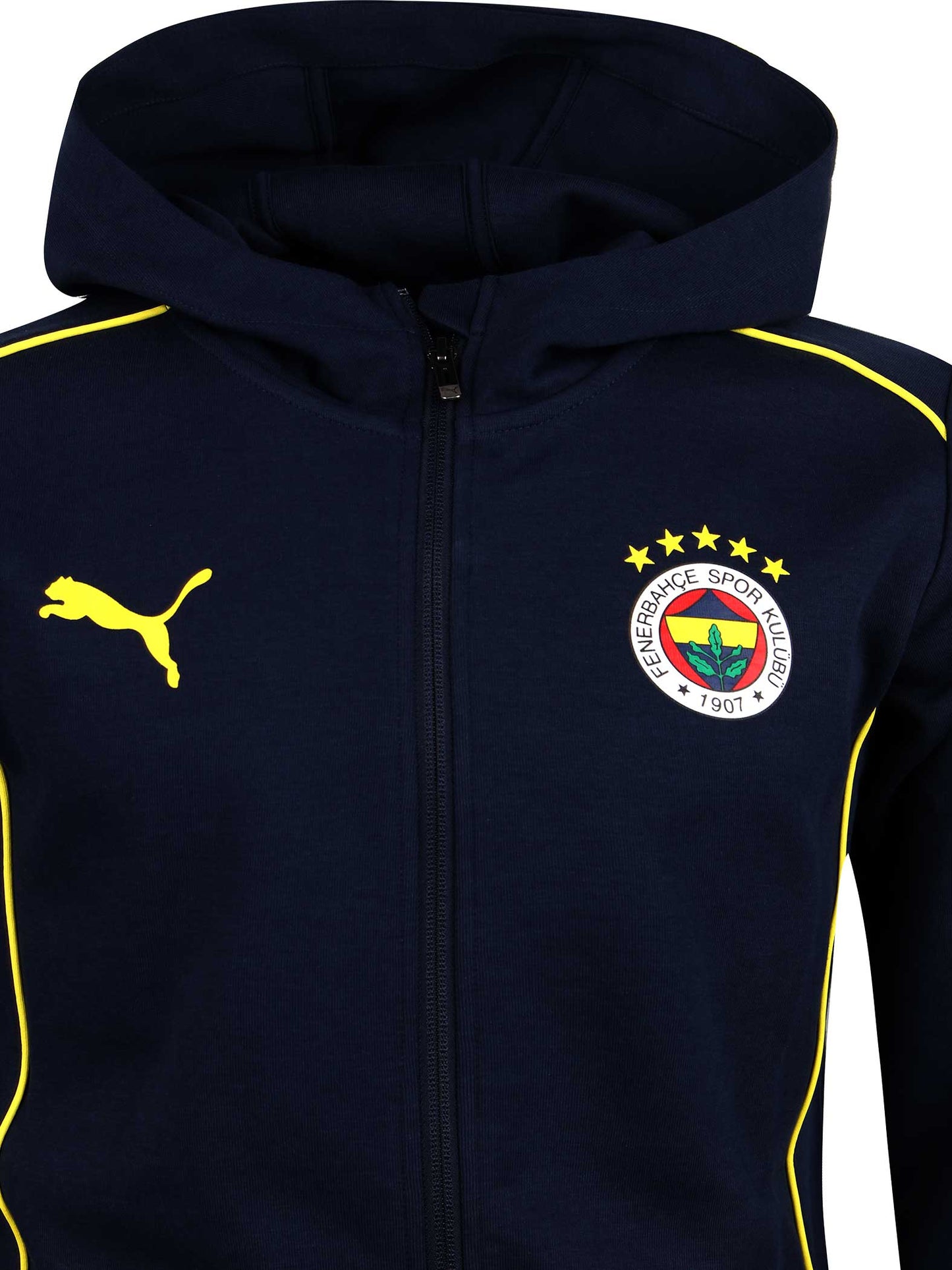 Fenerbahçe Puma Lacivert Kapşonlu Sweatshirt