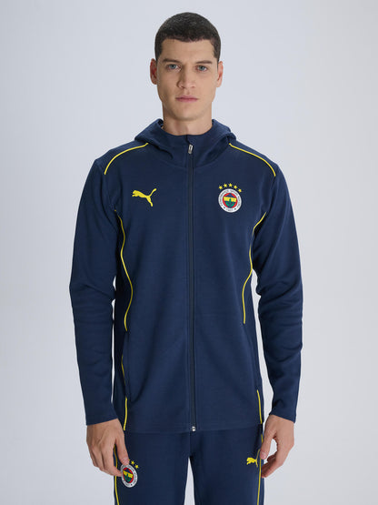 Fenerbahçe Puma Lacivert Kapşonlu Sweatshirt