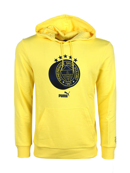 Fenerbahçe Puma Sarı Logo Sweatshirt
