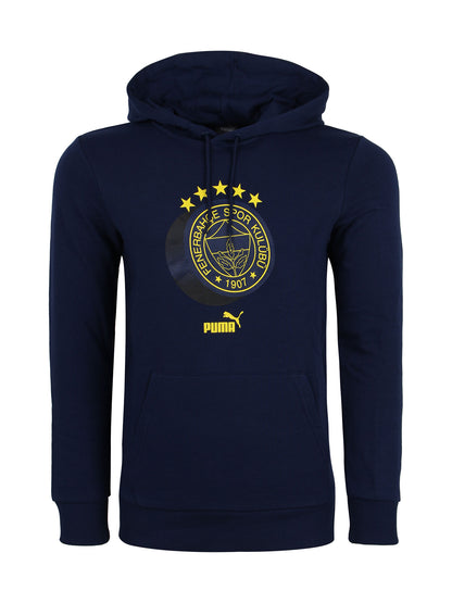Fenerbahçe Puma Lacivert Logo Sweatshirt