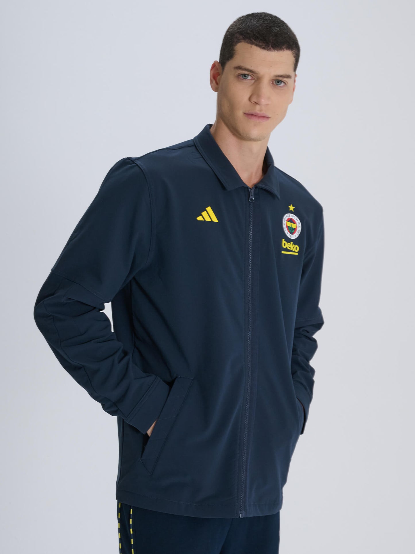 Fenerbahçe Beko Adidas Lacivert Warm Up Sweatshirt 24/25