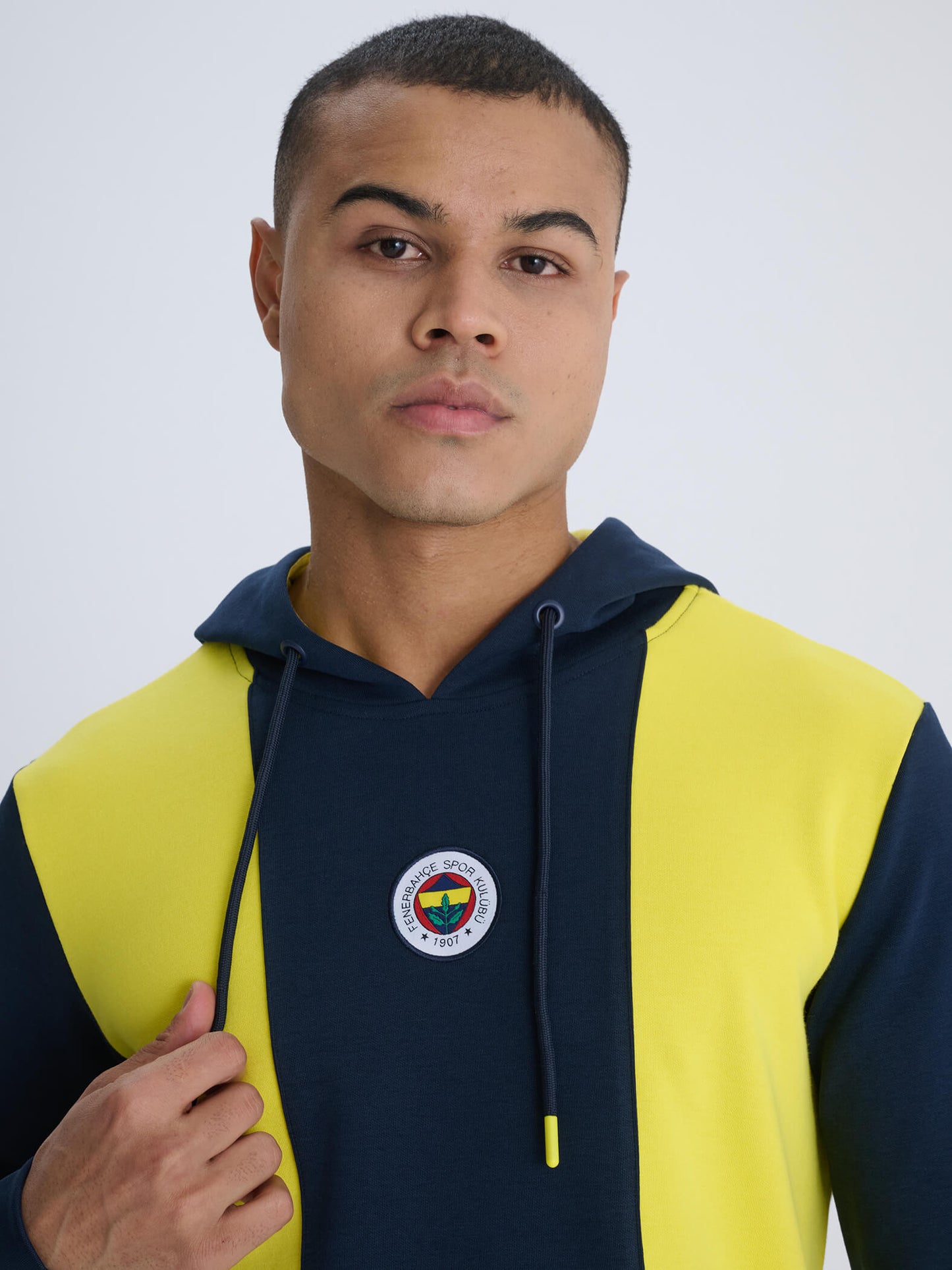 Fenerbahçe Sarı Lacivert Tribün Erkek Sweatshirt