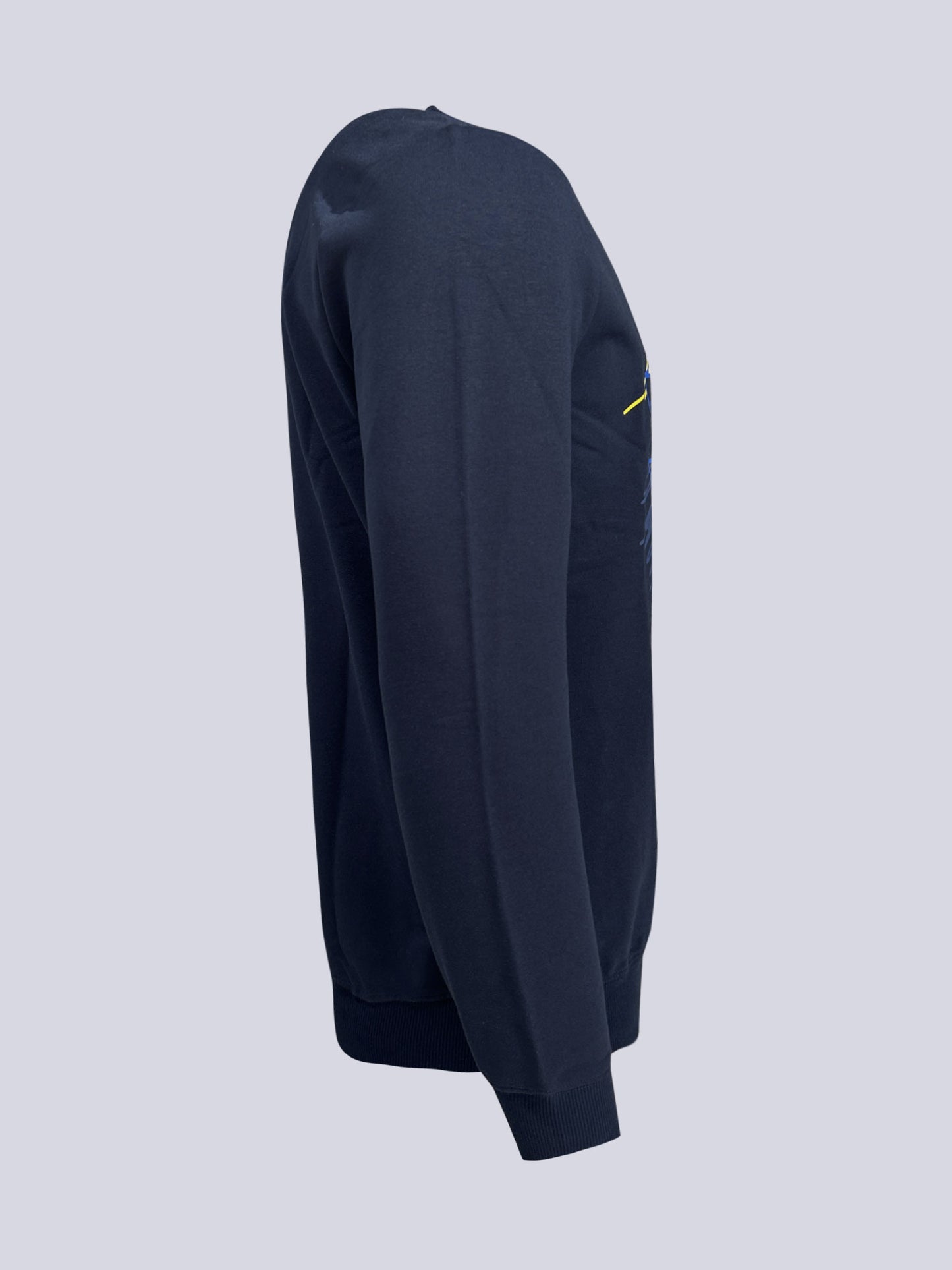 Fenerbahçe Lacivert Tribün Brush Detaylı Erkek Sweatshirt