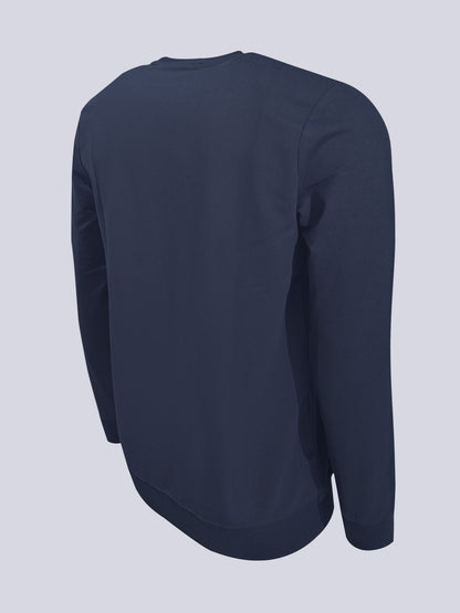 Fenerbahçe Lacivert Tribün Brush Detaylı Erkek Sweatshirt