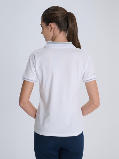 Fenerbahçe Beyaz Atatürk Kadın Polo Tshirt