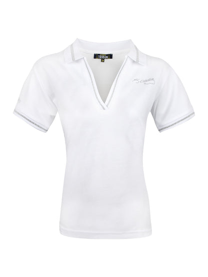 Fenerbahçe Beyaz Atatürk Kadın Polo Tshirt