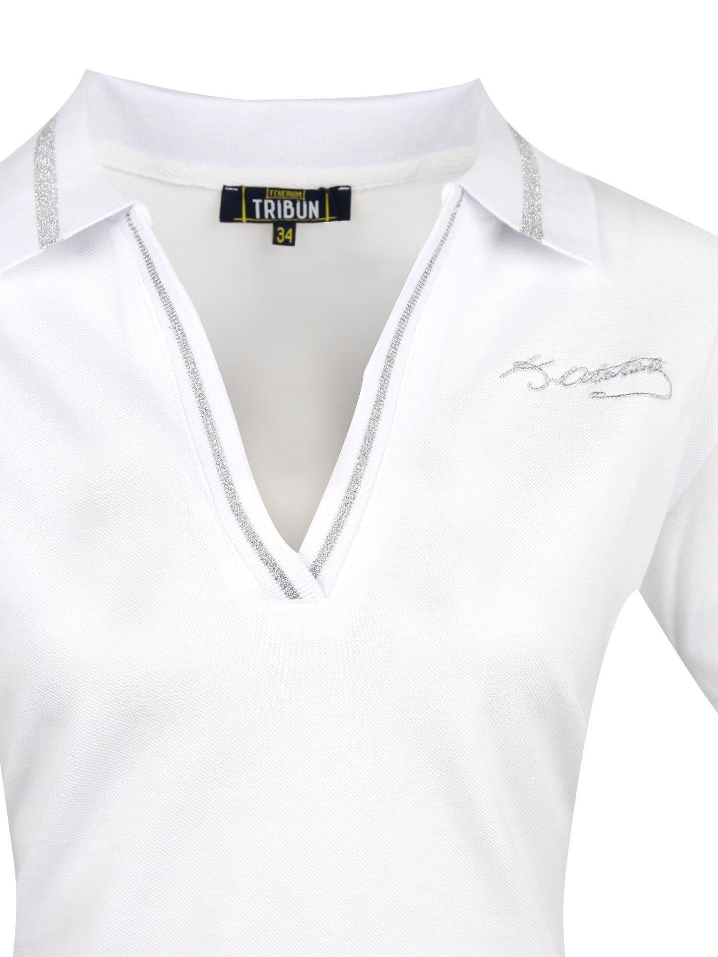 Fenerbahçe Beyaz Atatürk Kadın Polo Tshirt