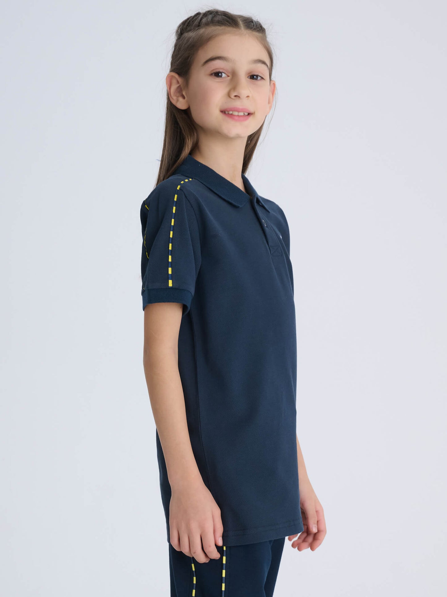 Fenerbahçe Lacivert Tribün Çocuk Basic Polo Tshirt