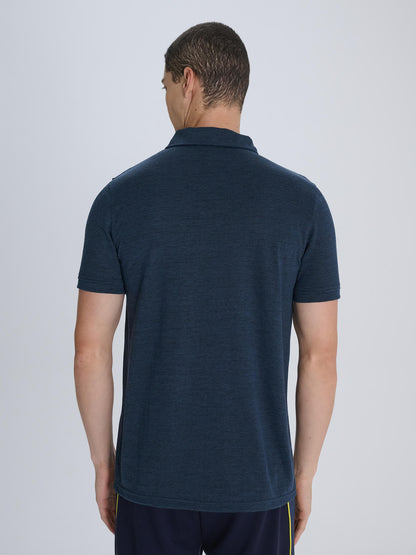 Fenerbahçe Lacivert Gri Palamutlu Erkek Polo Tshirt