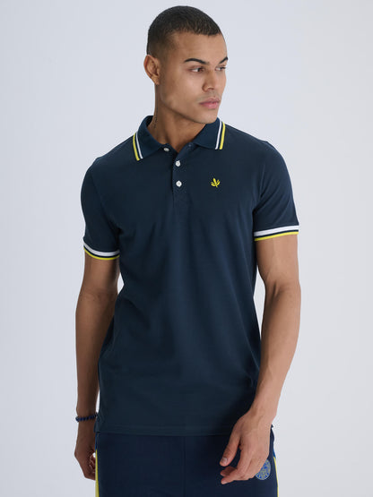 Fenerbahçe Lacivert Club Yaka Detaylı Erkek Polo Tshirt
