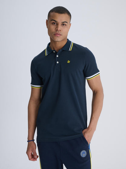 Fenerbahçe Lacivert Club Yaka Detaylı Erkek Polo Tshirt