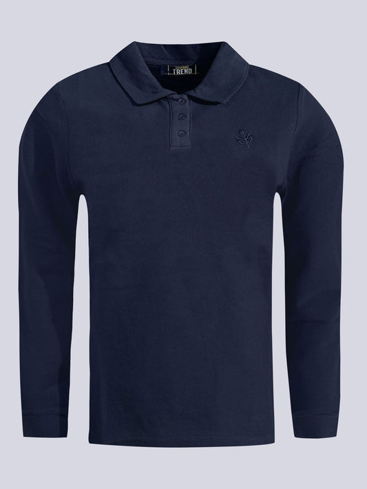 Fenerbahçe Lacivert Trend Uzun Kollu Erkek Polo Tshirt