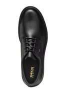 Geox Erkek Siyah U Spherıca Ec1 B Abx B - Sm.le Bağcıklı Deri Casual Ayakkabı
