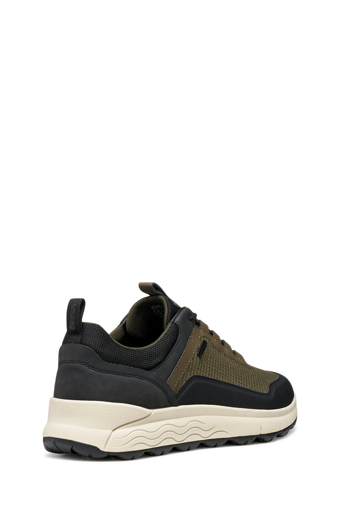 Geox Erkek Haki U Spherıca 4x4 B Abx A - Text+ Bağcıklı Kalın Tabanlı Kumaş Sneaker