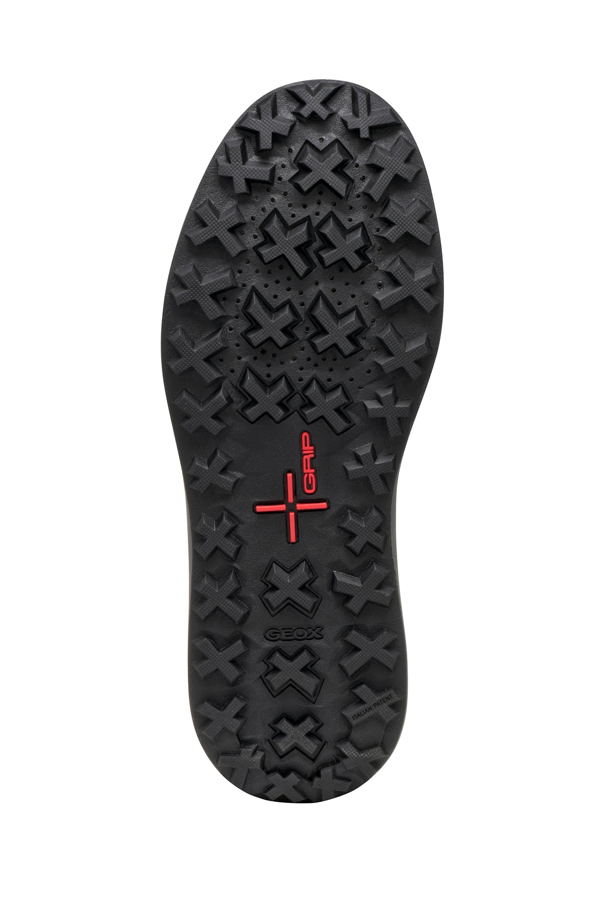 Geox Erkek Siyah U Granıto + Grıp B Abx C - Oıl Bağcıklı Deri Outdoor Bot