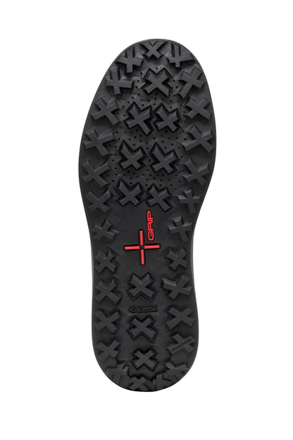 Geox Erkek Siyah U Granıto + Grıp B Abx C - Oıl Bağcıklı Deri Outdoor Bot
