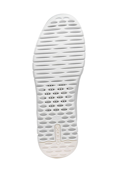 Geox Erkek Beyaz U Flextrıde Plus Bağcıklı Deri Sneaker