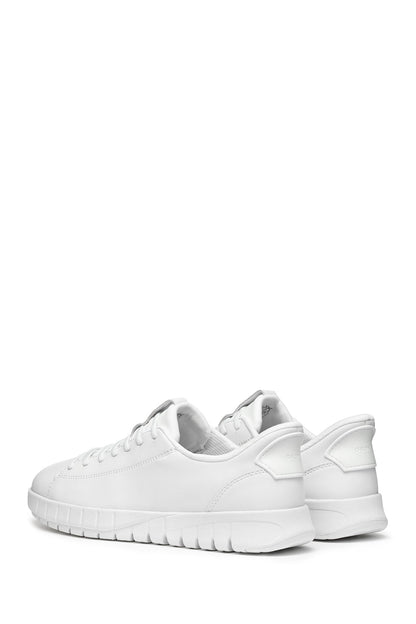 Geox Erkek Beyaz U Flextrıde Plus Bağcıklı Deri Sneaker