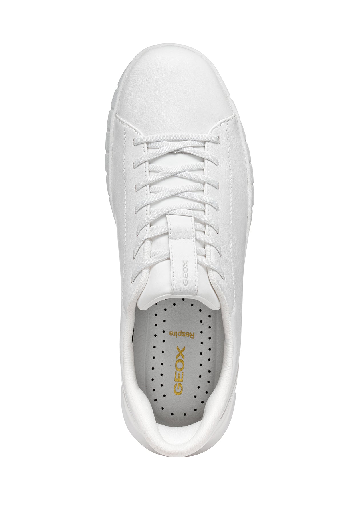 Geox Erkek Beyaz U Flextrıde Plus Bağcıklı Deri Sneaker