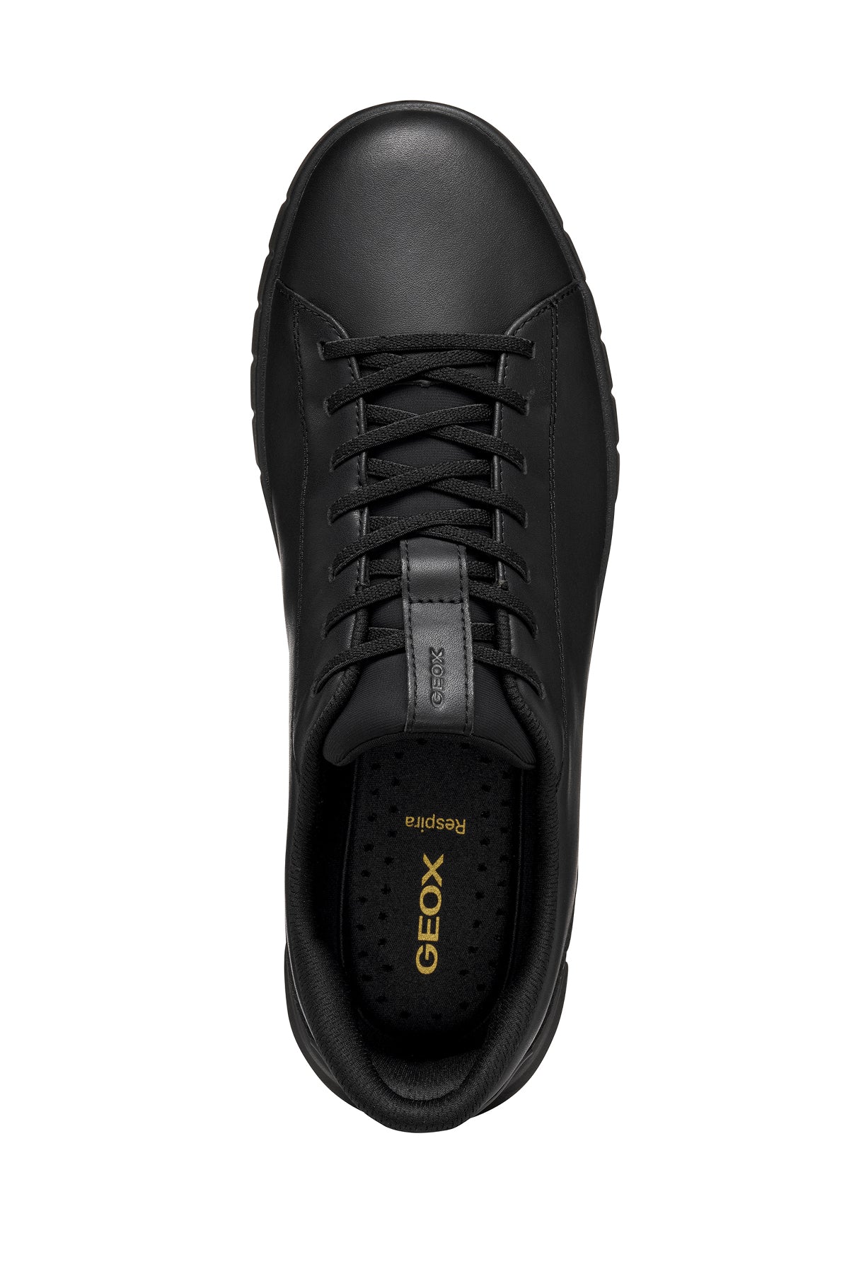 Geox Erkek Siyah U Flextrıde Plus Bağcıklı Deri Sneaker