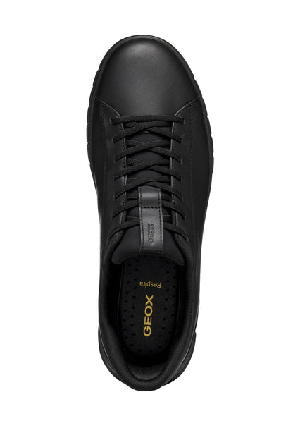 Geox Erkek Siyah U Flextrıde Plus Bağcıklı Deri Sneaker