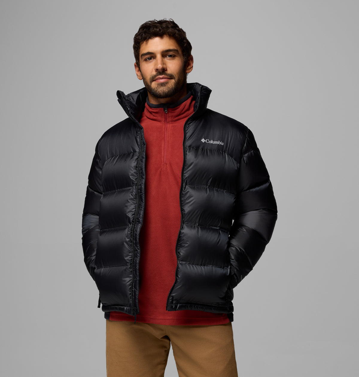Powder Keg Heat Seal Down Puffer Erkek Kaz Tüyü Mont
