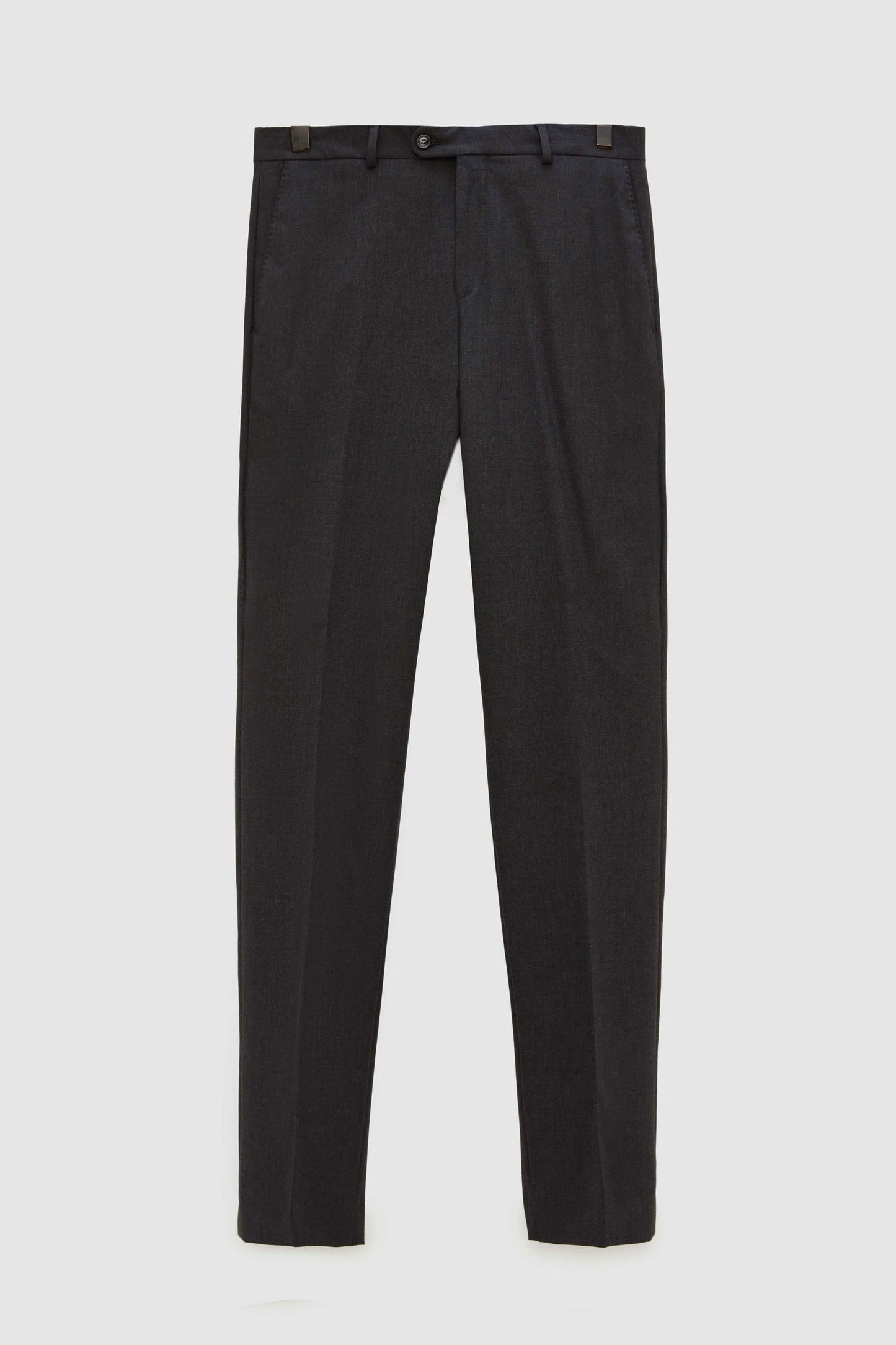 Tween Slim Fit Antrasit Düz Yünlü Bi Stretch Takim Elbise