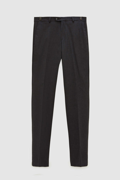 Tween Slim Fit Antrasit Düz Yünlü Bi Stretch Takim Elbise