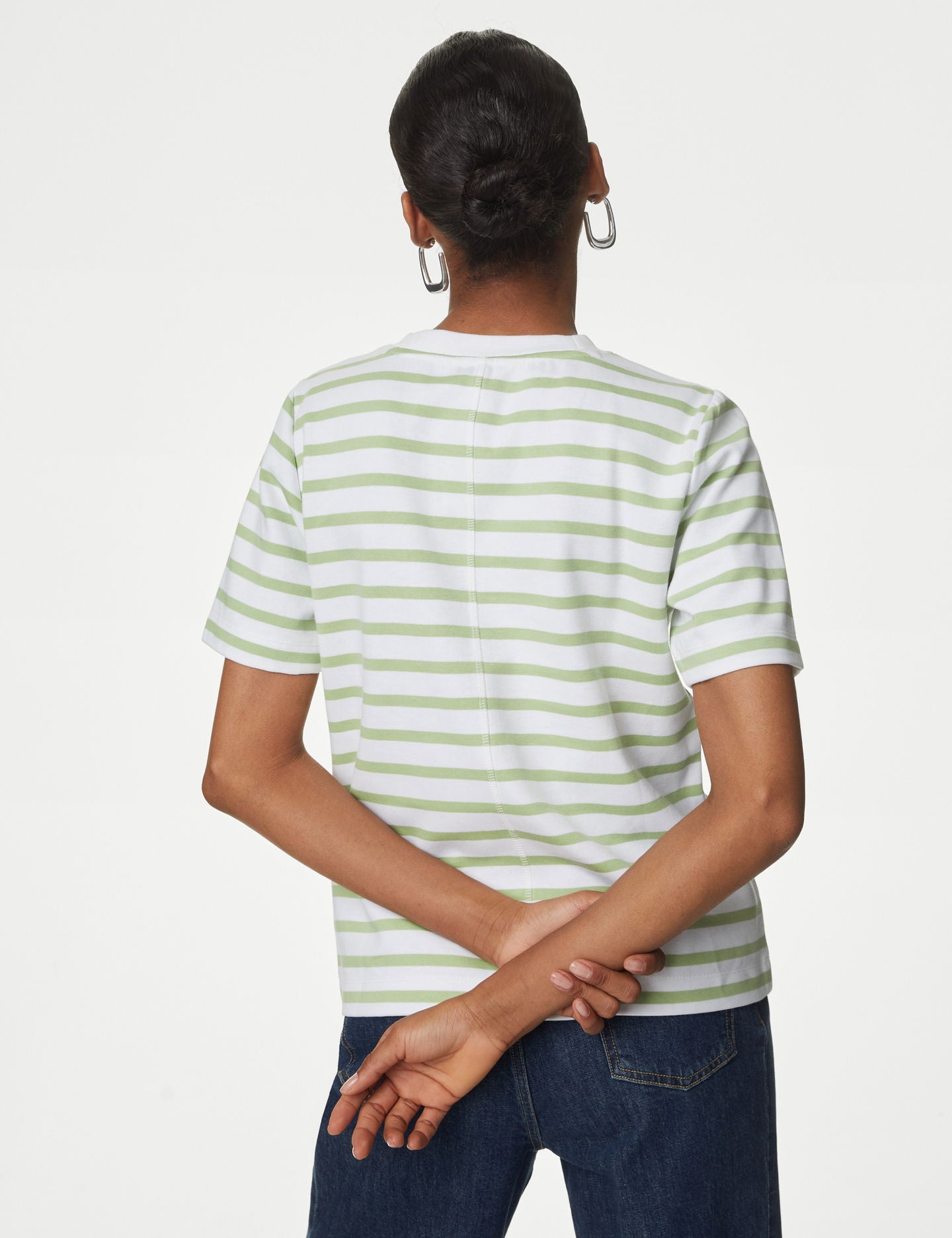 Kısa Kollu Çizgili T-shirt