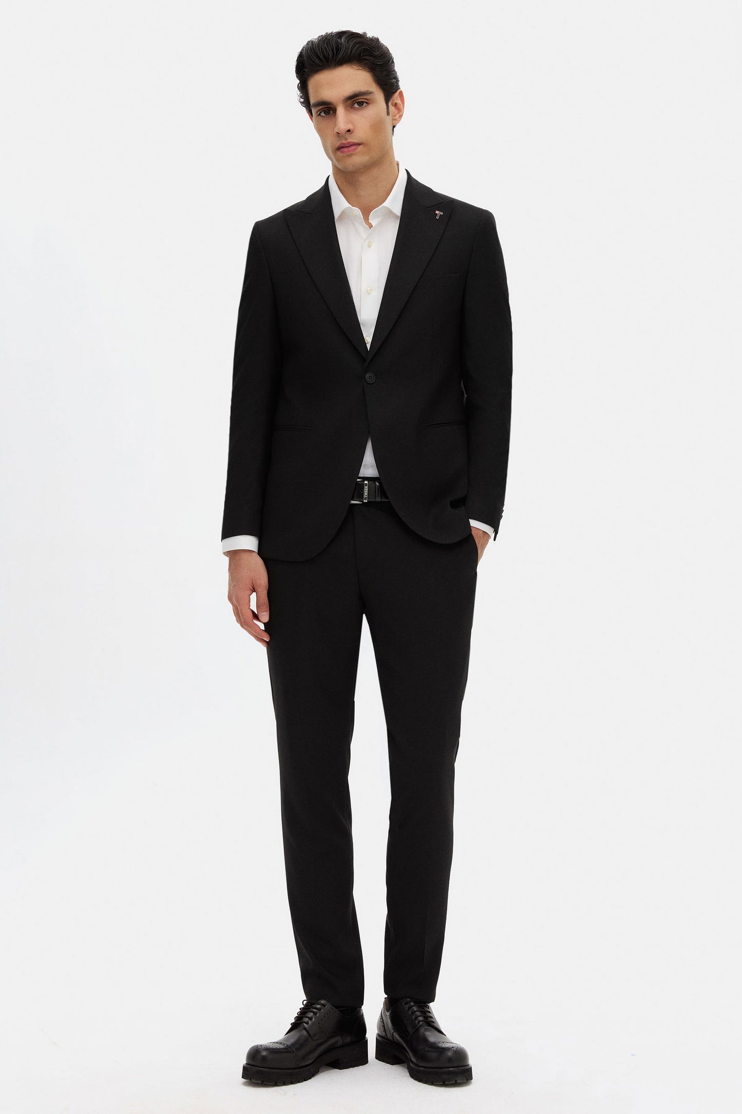 Tween Slim Fit Siyah Takim Elbise