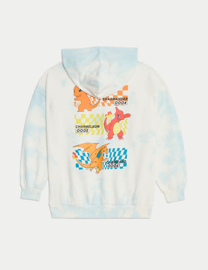 Pokémon™ Tie Dye Kapüşonlu Sweatshirt (6-16 Yaş)