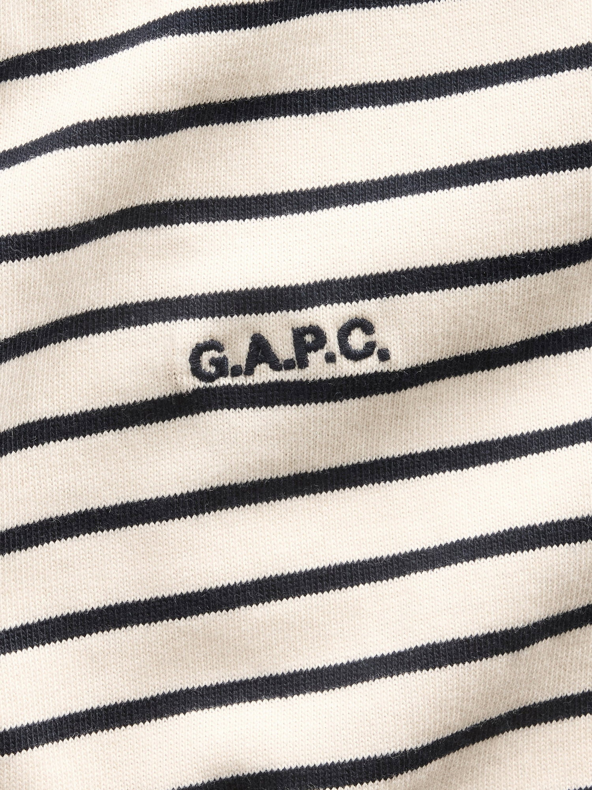 Beyaz Gap × A.p.c. Çizgili T-shirt