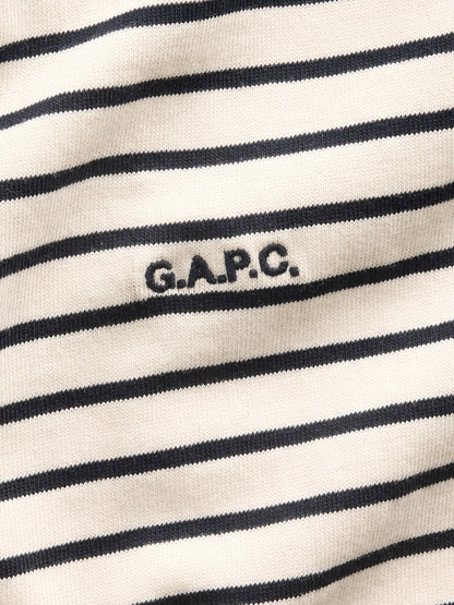 Beyaz Gap × A.p.c. Çizgili T-shirt