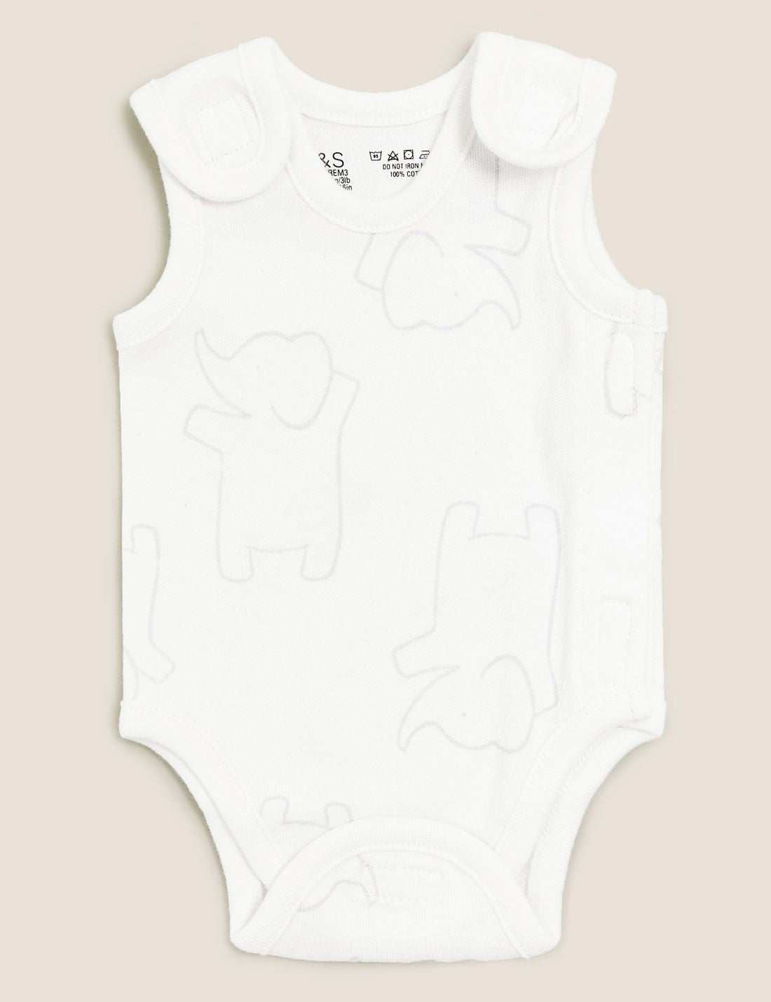 Saf Pamuklu 3'lü Prematüre Bodysuit